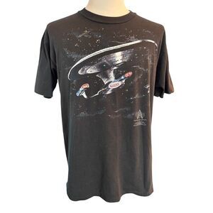 Vintage Made in the USA Star Trek 1992 JERZEES Russell Corp Tee Shirt